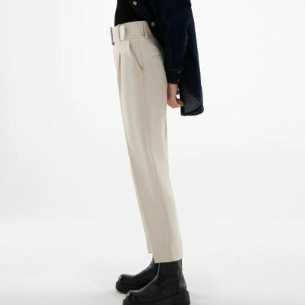 Zara cream trousers